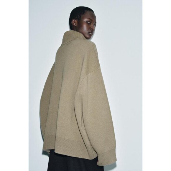 ZARA ZW COLLECTION COMBINED LACE SKIRT - Picture 4 of 9